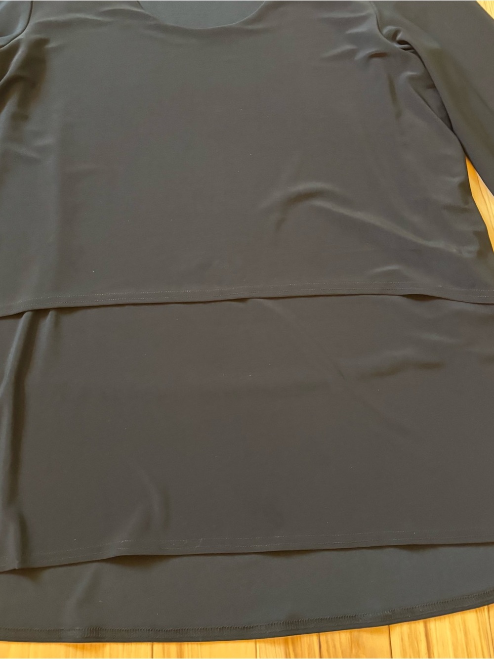 Sympli Canada Trapeze Black Layered Accent Top - Picture 4 of 10